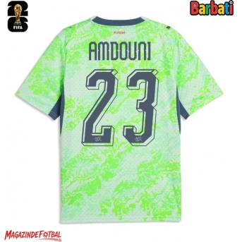 Elveția Zeki Amdouni #23 Tricou Fotbal Replică Mondial 2026 Barbati Deplasare